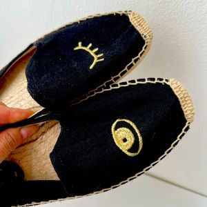 Soludos Jason Polan Wink Black Espadrilles 8
